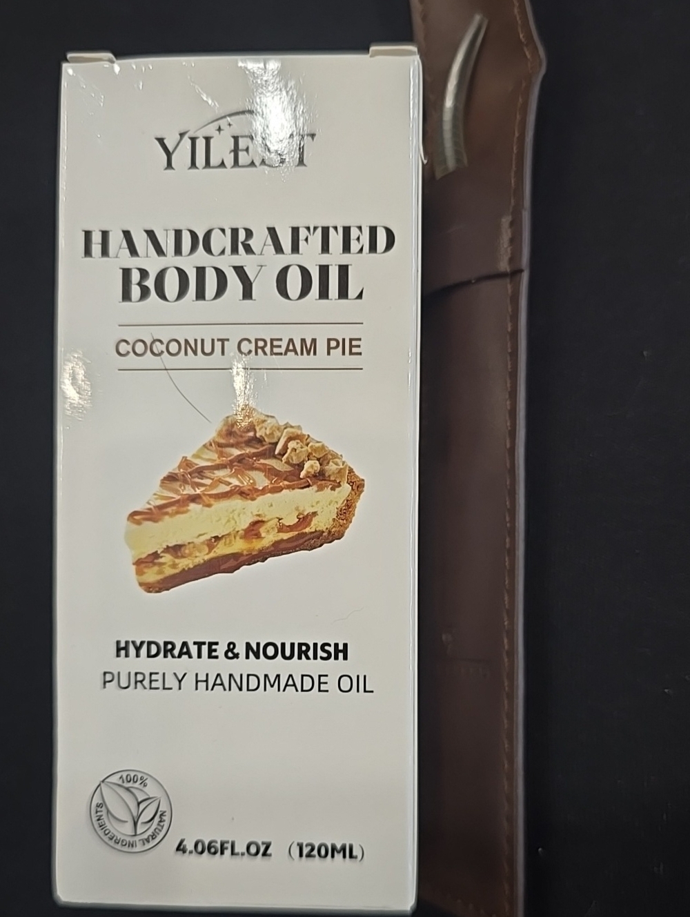Coconut Cream Pie Handcrafted Body Oil - Eyelash Tweezers